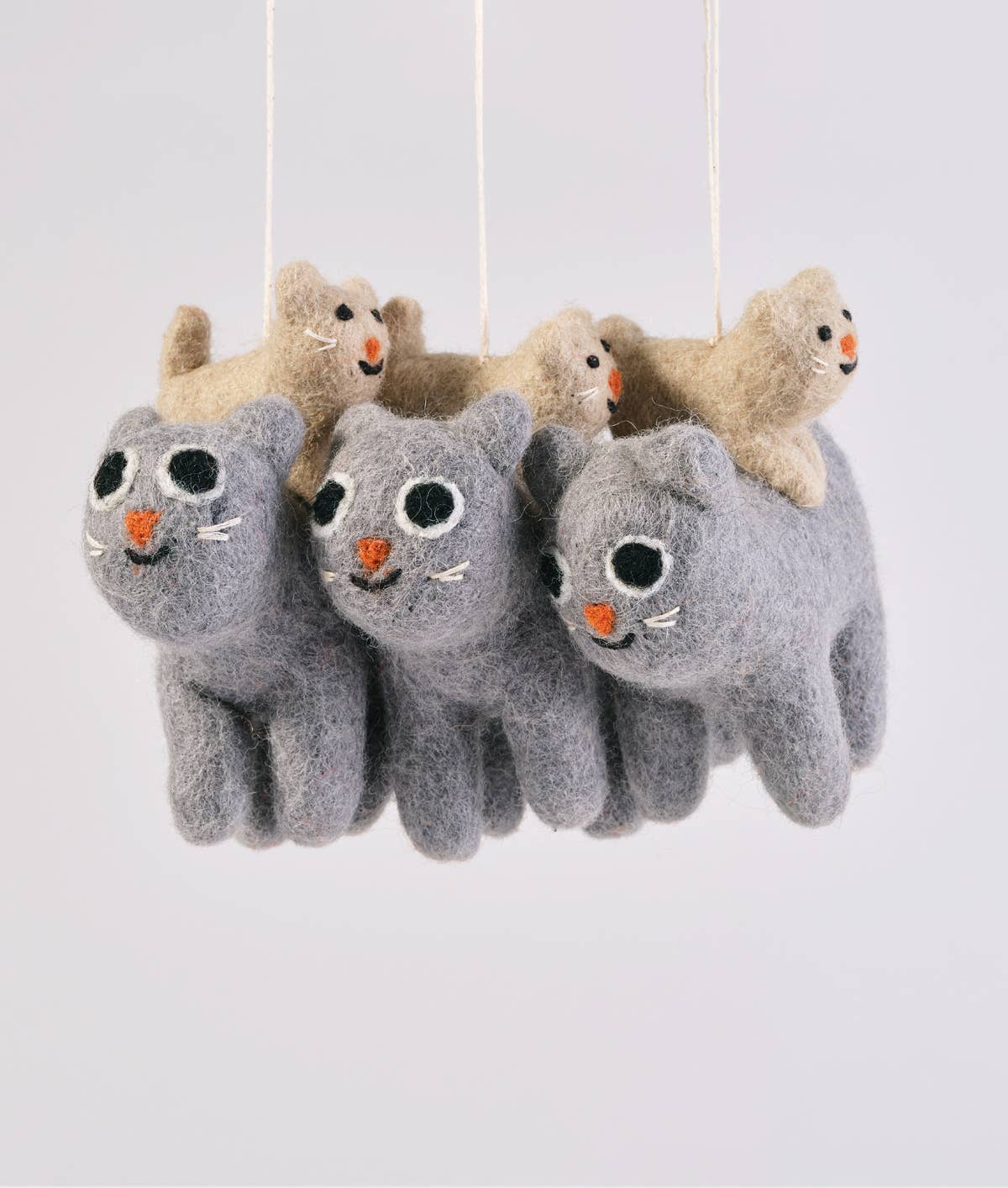 Pabs Cat Hanging Felt Ornament