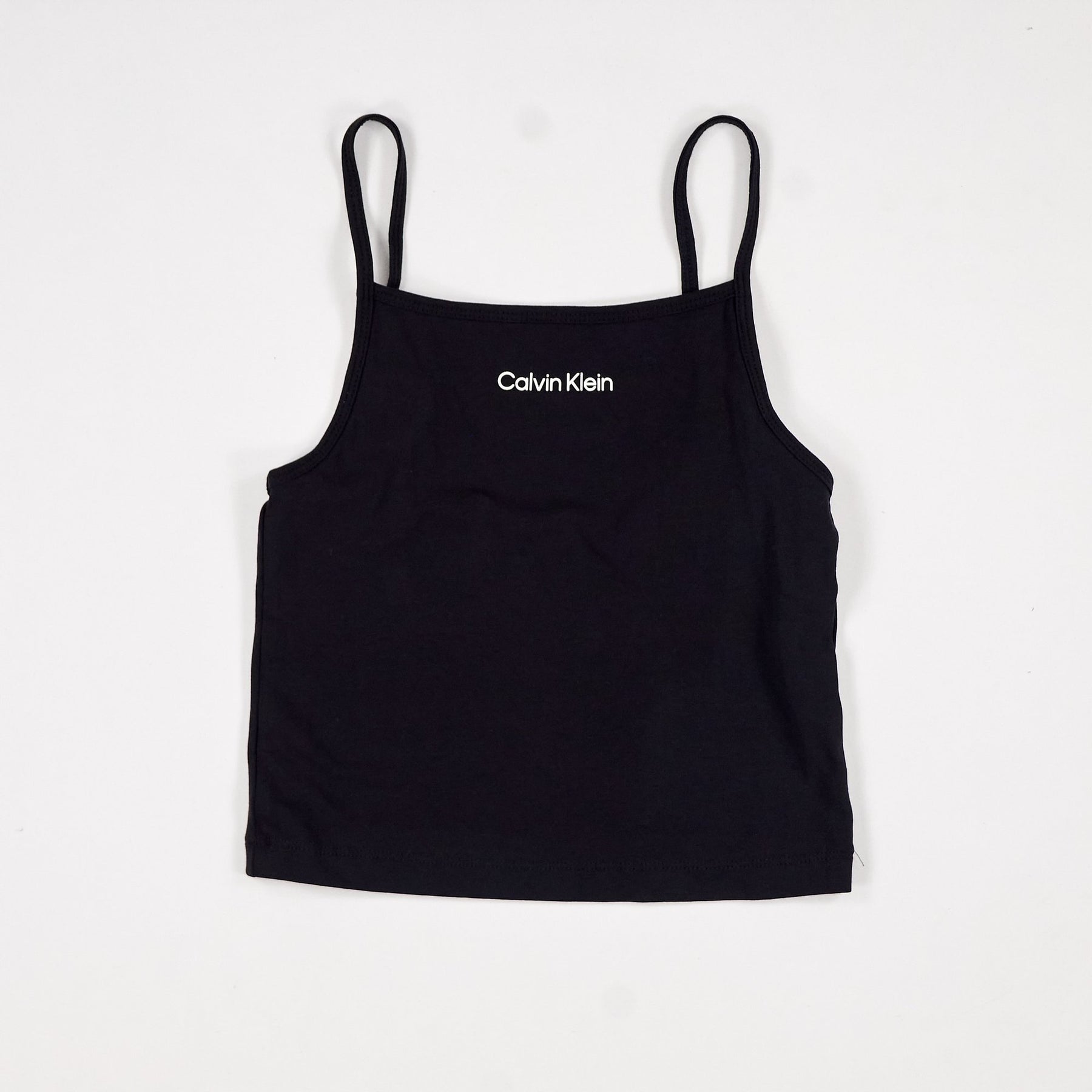 Calvin Klein Black Crop Tank Top