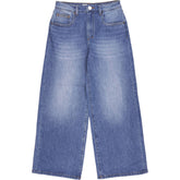 Seventy + Mochi Blue Gracie Wide Leg Jeans