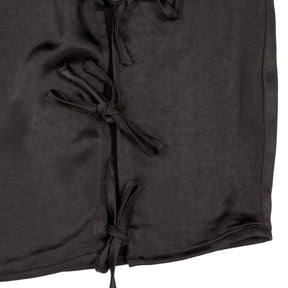 Motel Black Gamay Satin Skirt