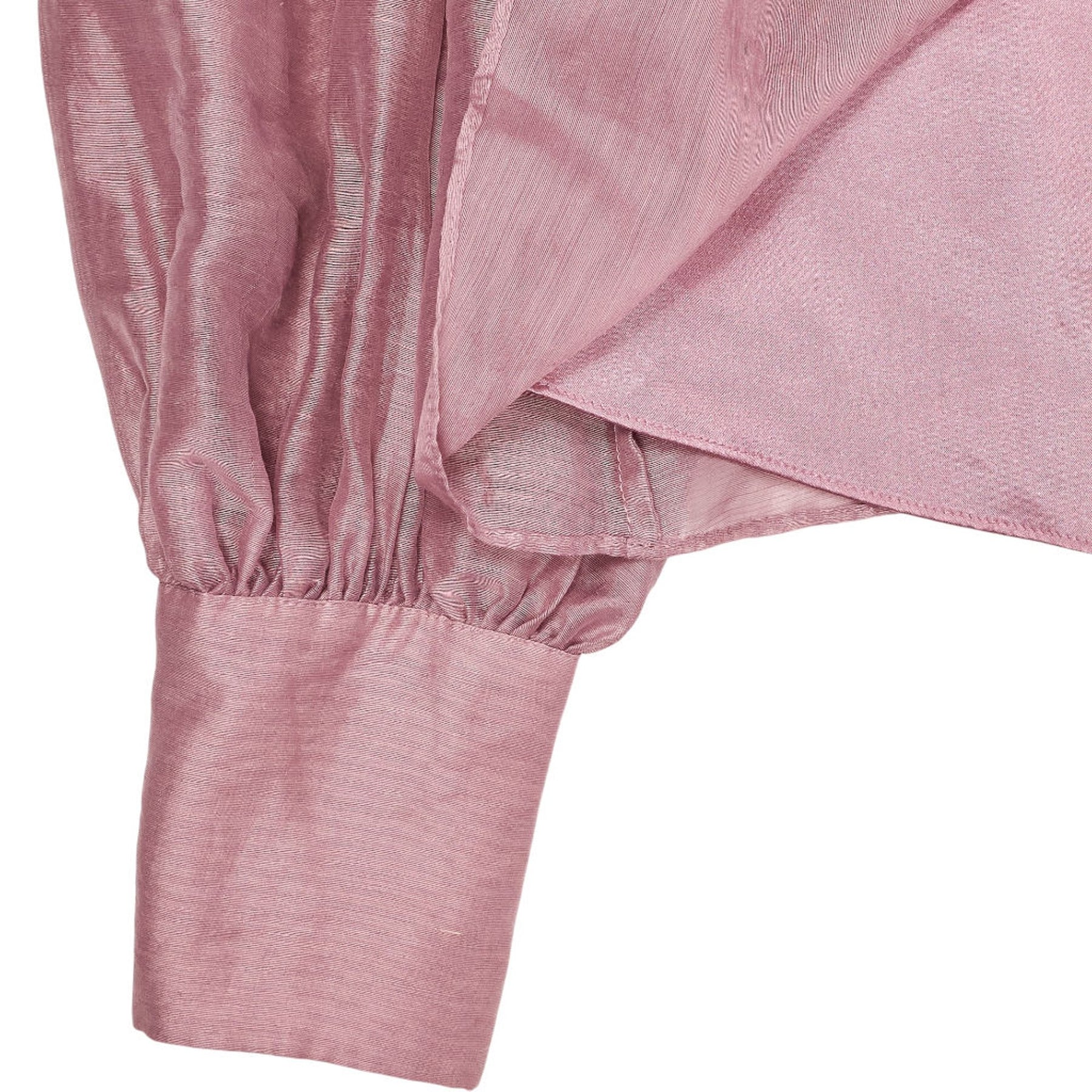Karen Millen Pink Tie Neck Blouse
