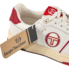 Sergio Tacchini White Red Prime Shot Trainers