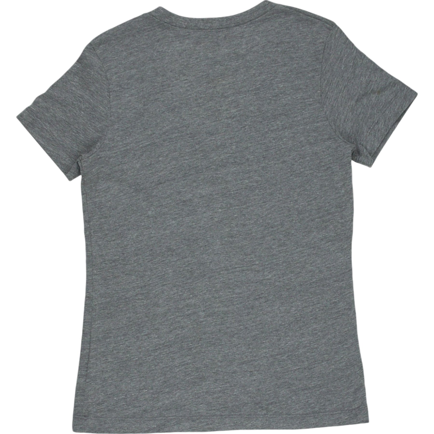 Stussy Grey Boombox Print V-Neck T-Shirt