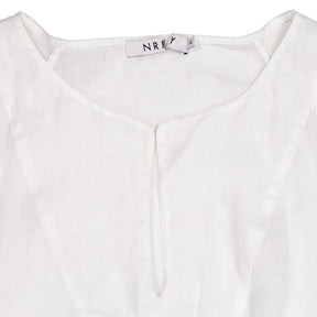 NRBY White Linen Dress