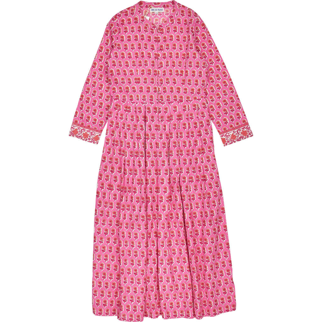 Pink City Prints Daily Rouge Jaipur Dress