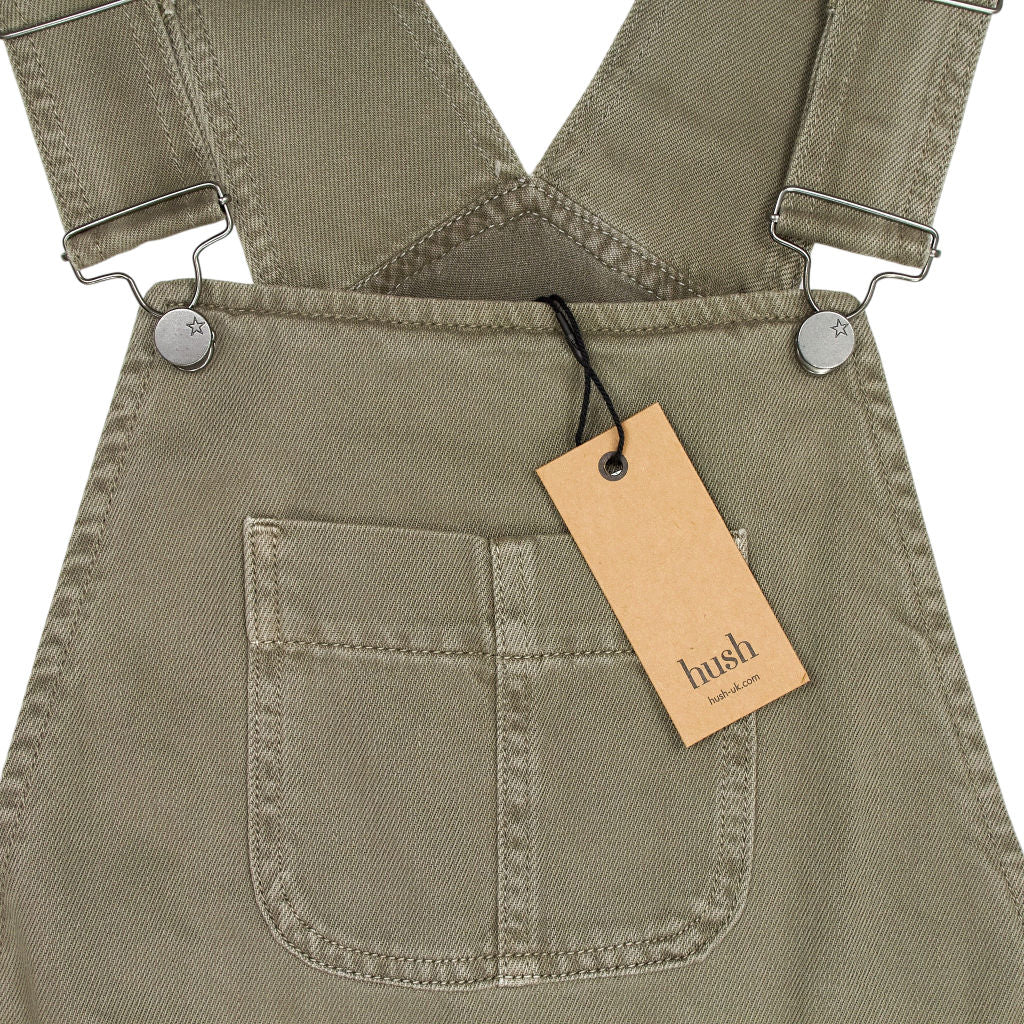 Hush Charcoal Grey Nerissa Cargo Dungarees