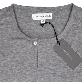 Hamilton and Hare Grey Short Sleeve Henley Set