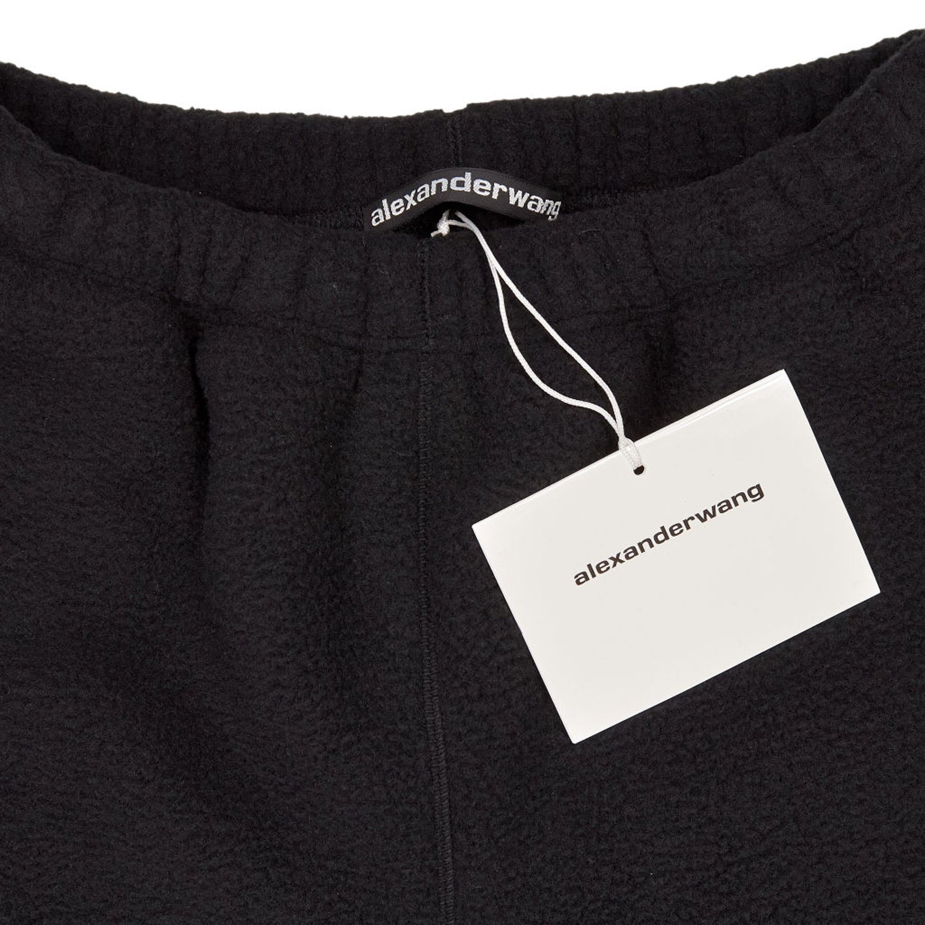Alexander Wang Black Apple Embroidered Sweatpants