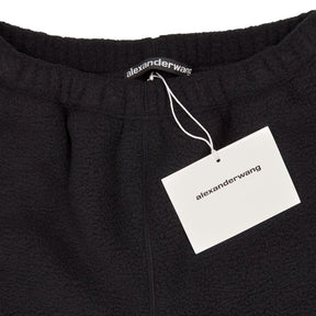 Alexander Wang Black Apple Embroidered Sweatpants