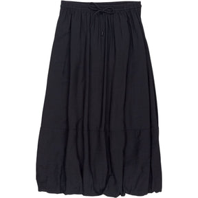 Hush Black Balloon Midi Skirt