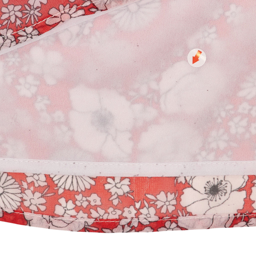 Hush Red Floral Blouse