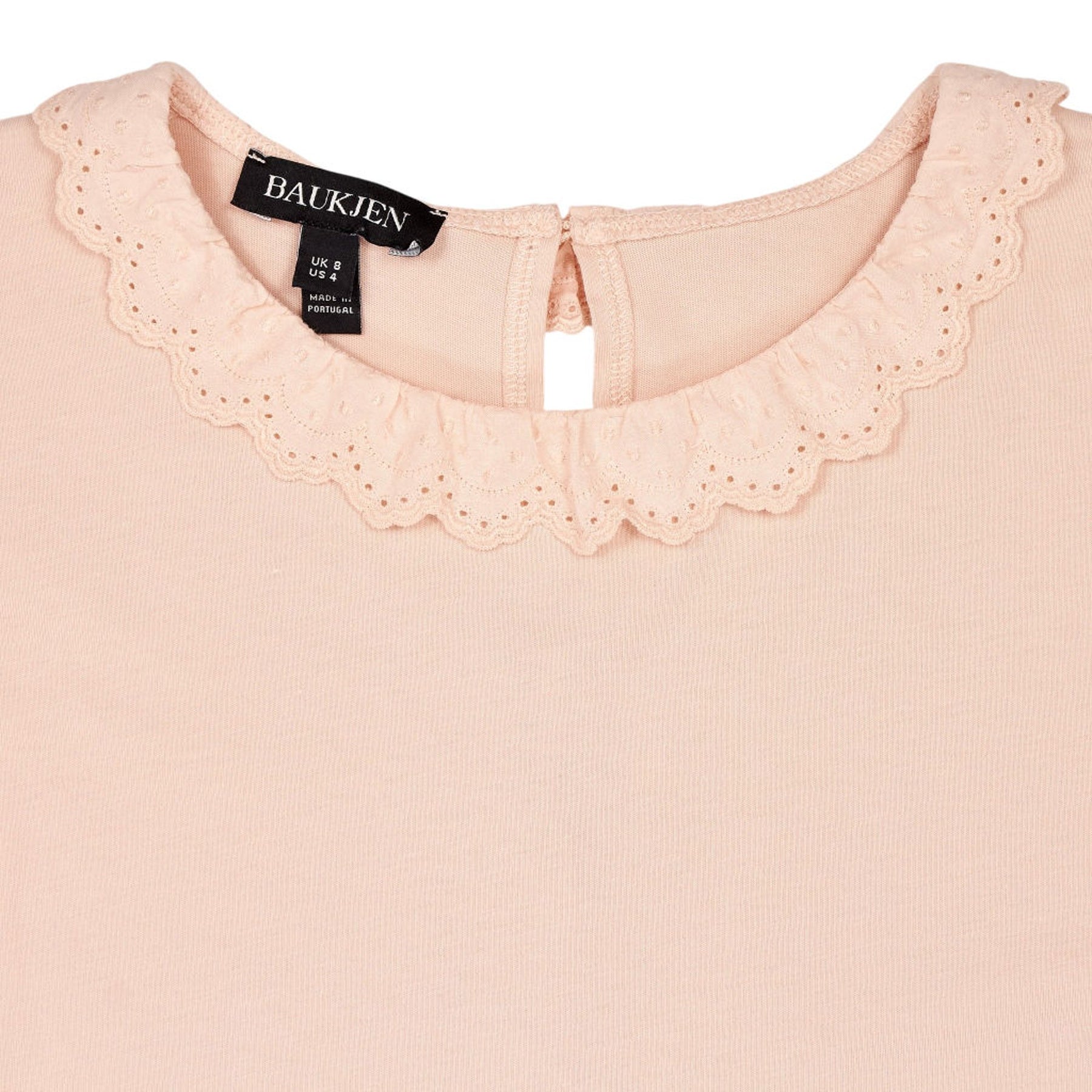 Baukjen Pink Lace Collar Top