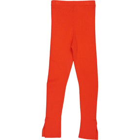 Studio Nicholson Red Ribbed Leggings