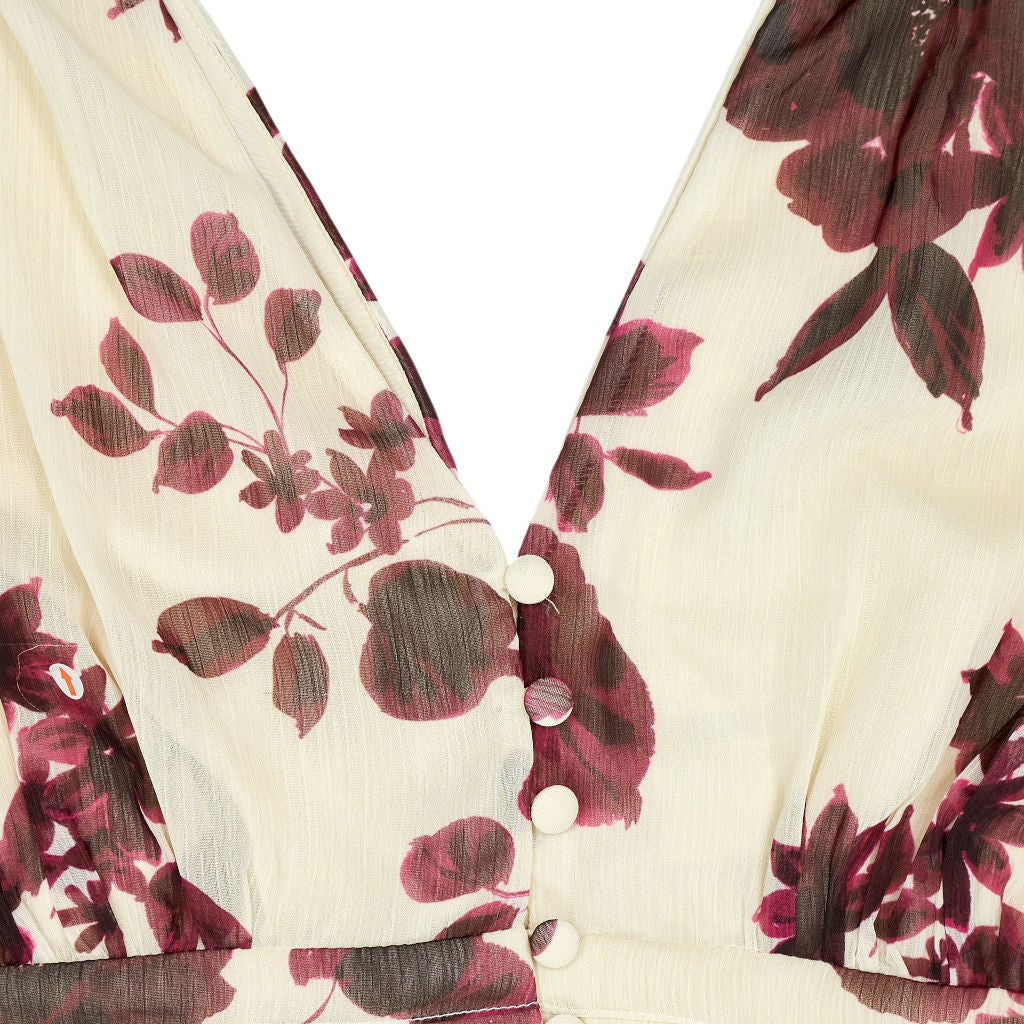 Nobody's Child Cream Floral Maxi Dress