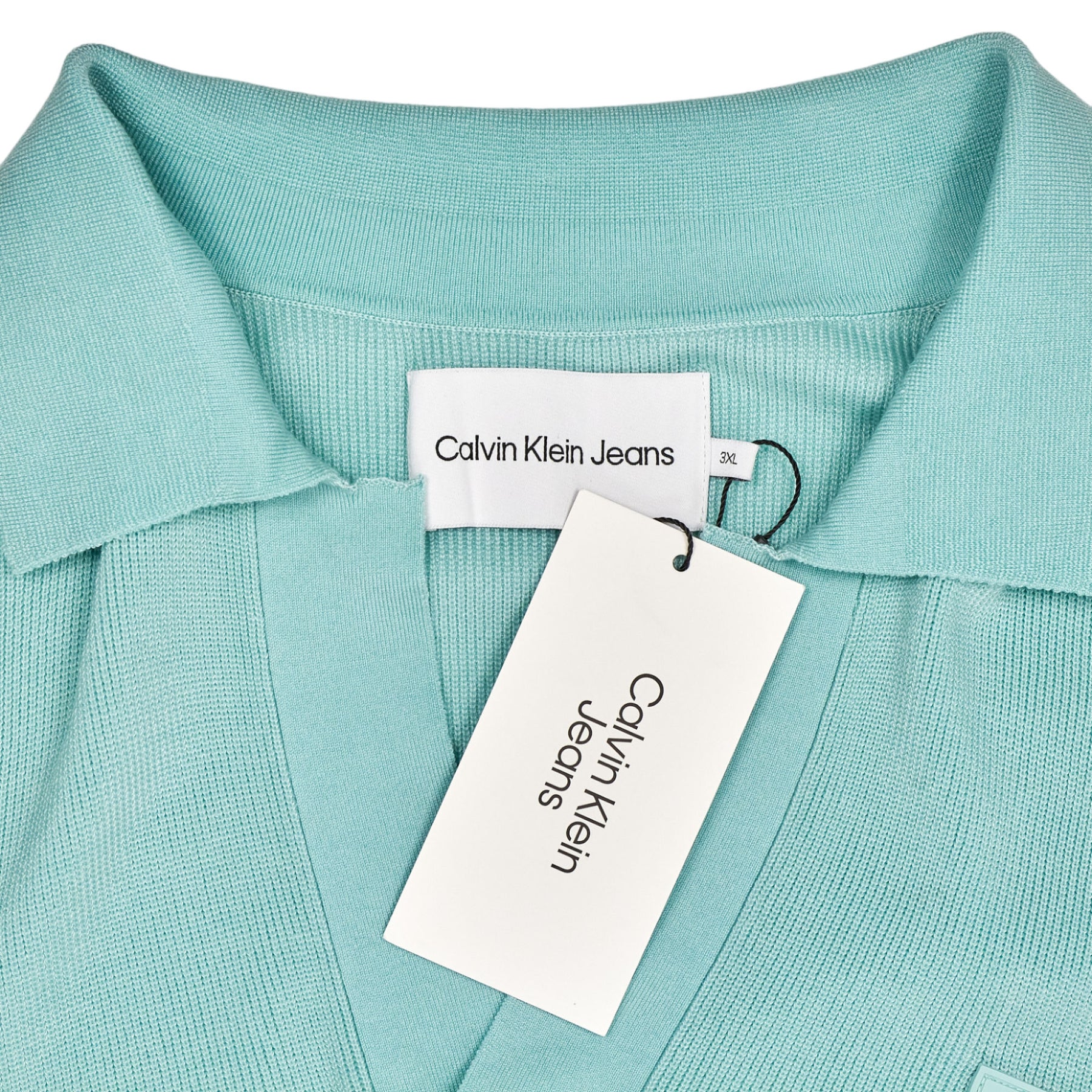 Calvin Klein Jeans Green Boxy Polo