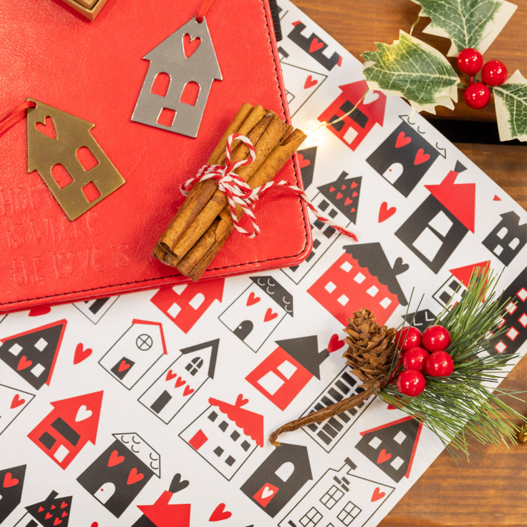 Crisis Editions Wrapping Paper & Tags - Home Is Where The Love Is