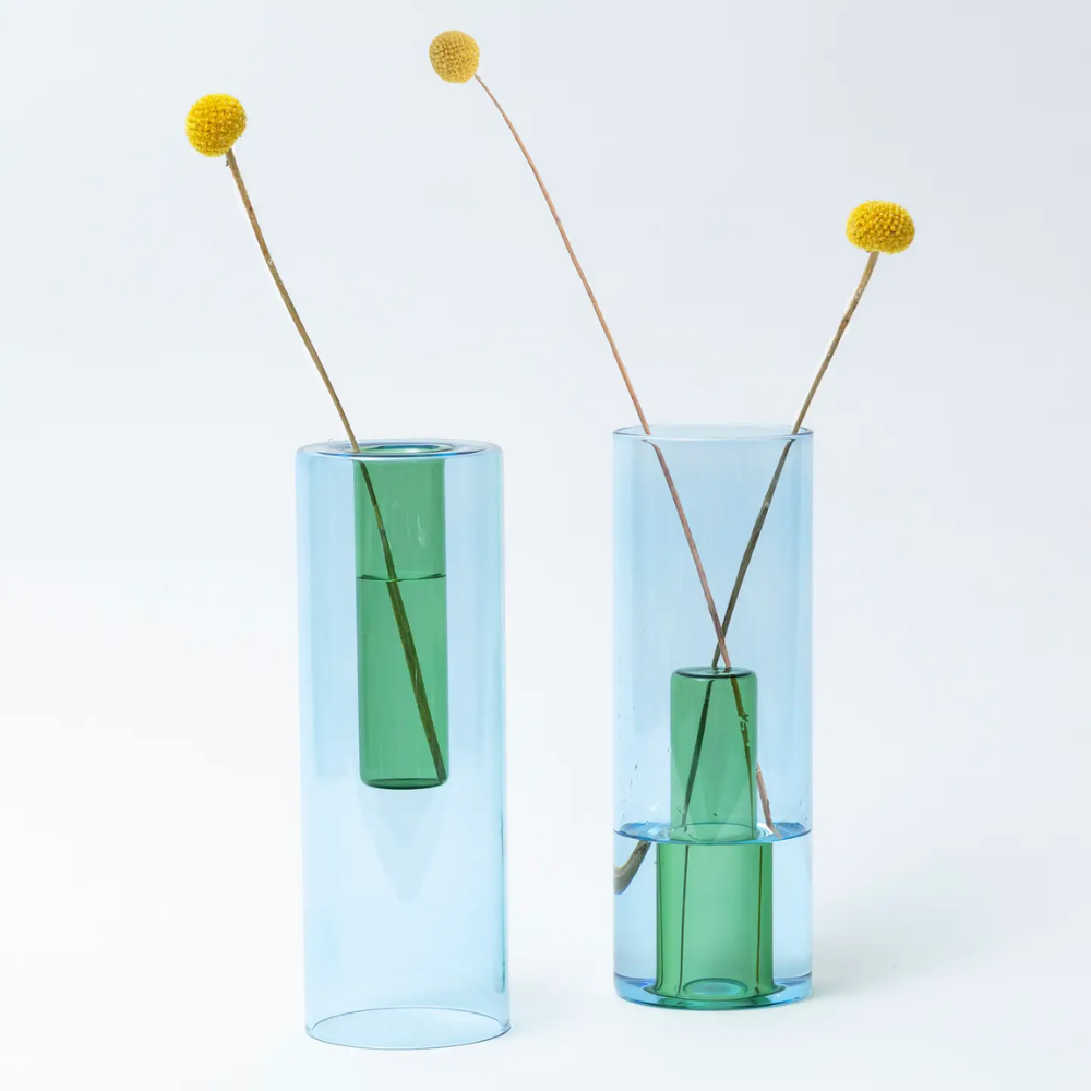 Reversible Glass Vase Large - 2 colours