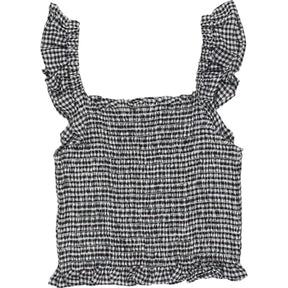 Baukjen Black & White Gingham Debrah Top
