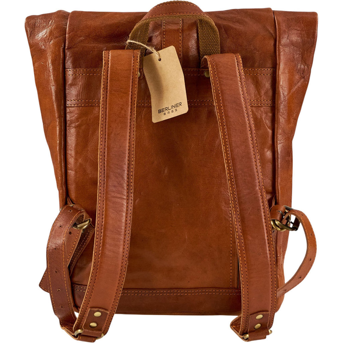 Berliner Bags Brown Leather Backpack