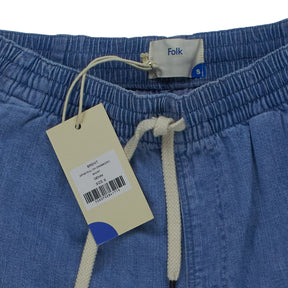 Folk Blue Brent Denim Shorts