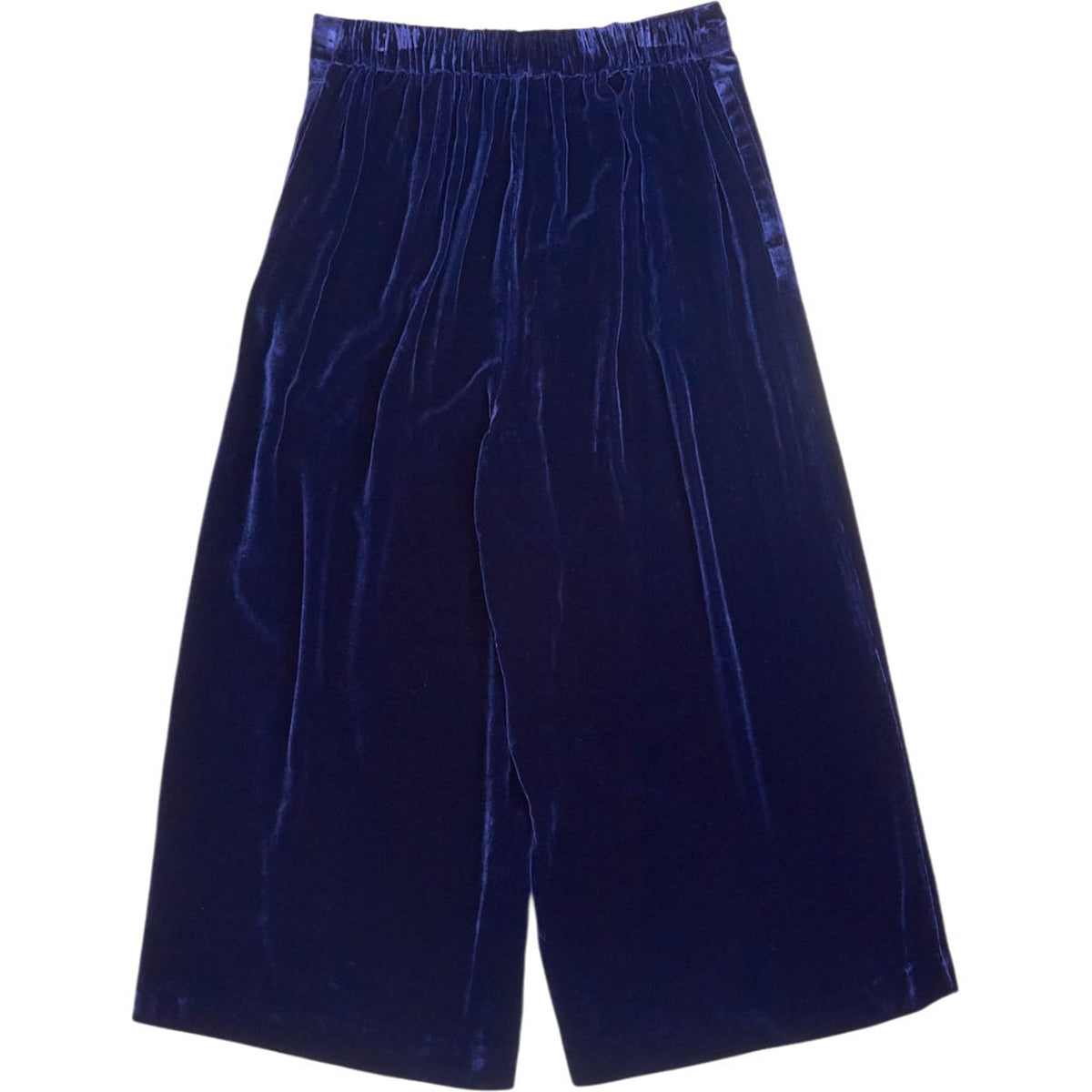 NRBY Navy Velvet Culottes