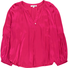 NRBY Pink Silk Blouse