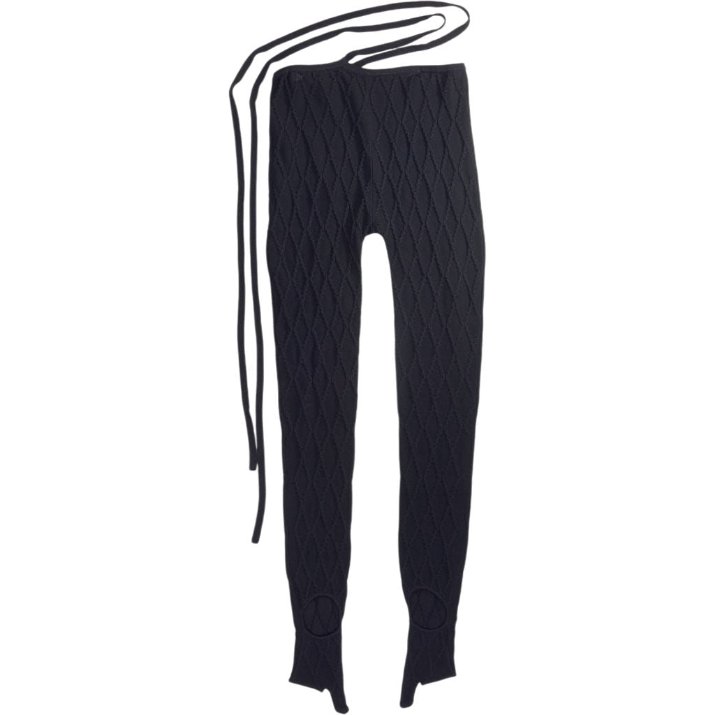 SRVC Black Textured Leggings