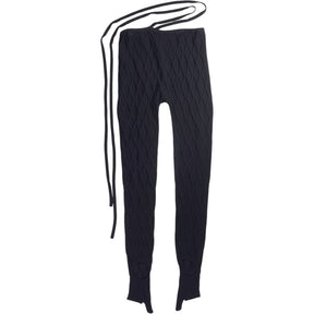SRVC Black Textured Leggings