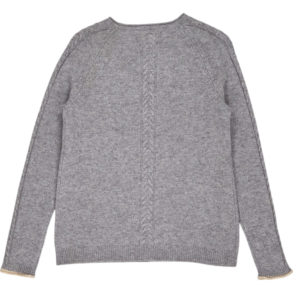 Paul Costelloe Grey Wool Blend Pullover Sweater