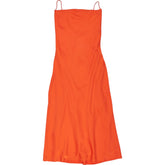 OMNES Orange Riviera Cami Slip Midi Dress