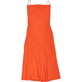 OMNES Orange Riviera Cami Slip Midi Dress