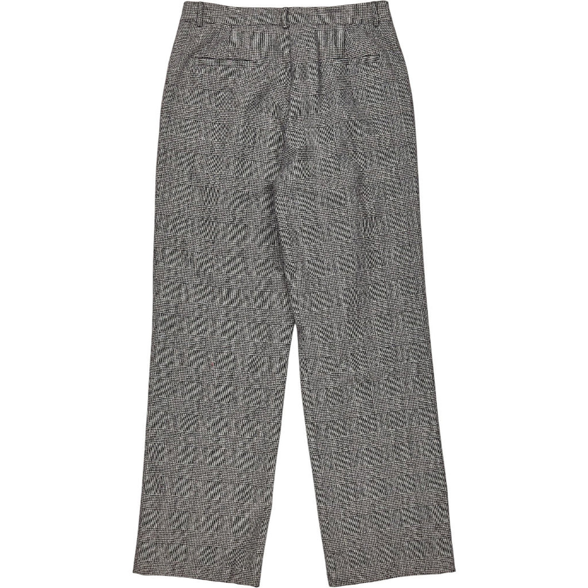 Baukjen Black & White Check Wool Trousers