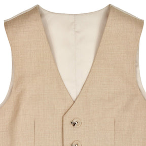 Moss Beige Three-Piece Suit