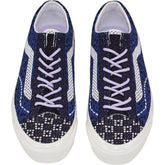 Vans Black Blue Patterned Trainers