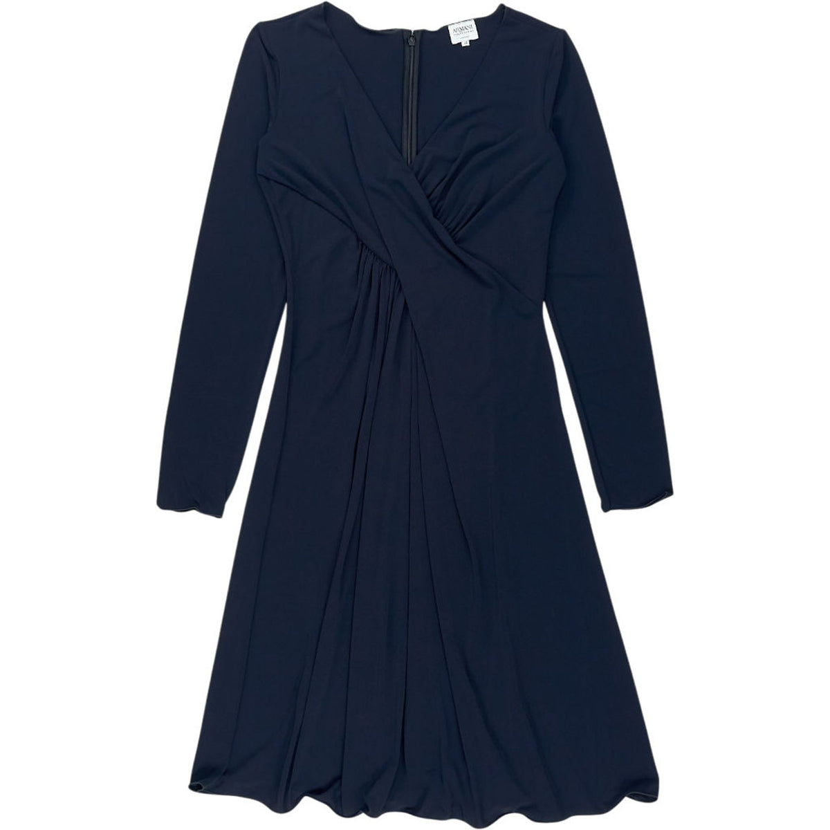 Armani Black Long Sleeve Dress