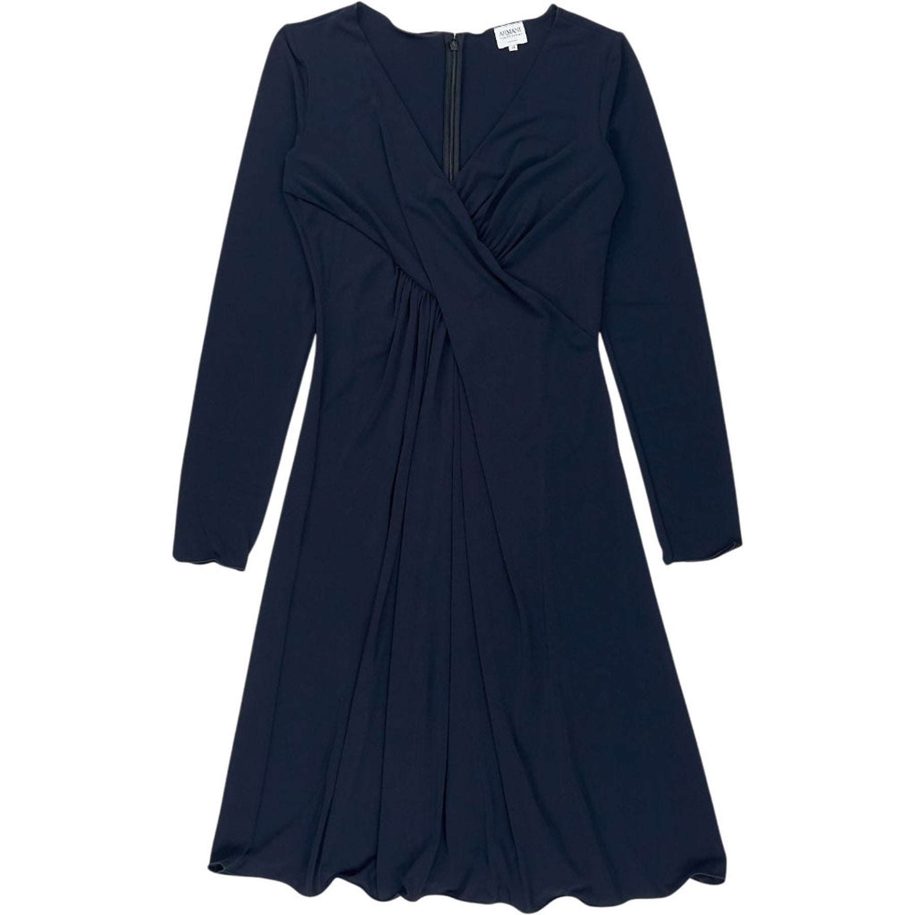 Armani Black Long Sleeve Dress
