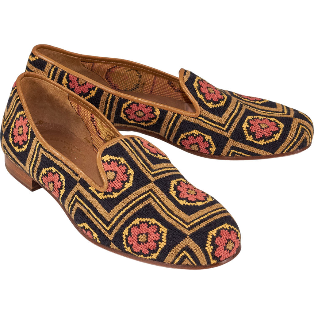 Stubbs & Wootton Multicoloured Leather Loafers