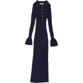 Baukjen Navy Ribbed Knit Dress
