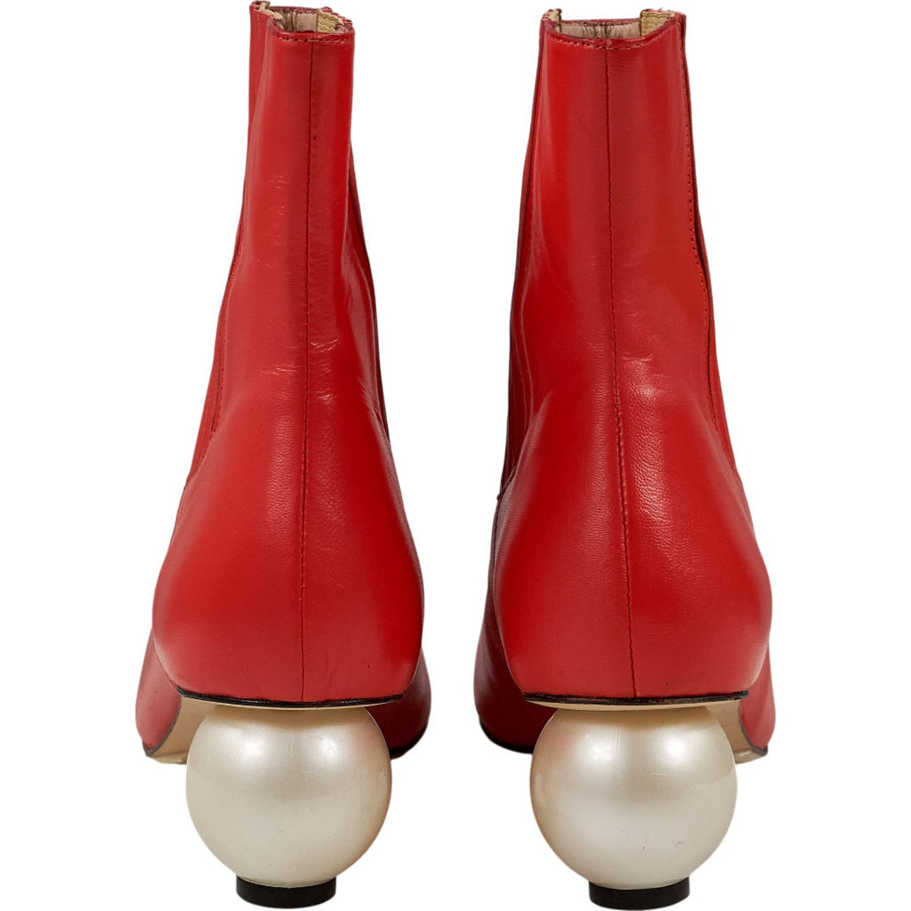 Mother of Pearl Red Ankle Boots EU 37