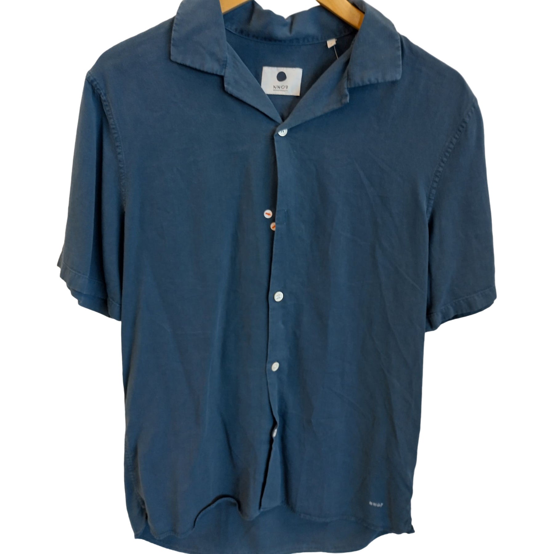 NN07 Blue Miyagi Short Sleeve Shirt
