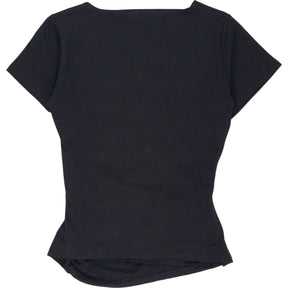 Omnes Black Wrap Top