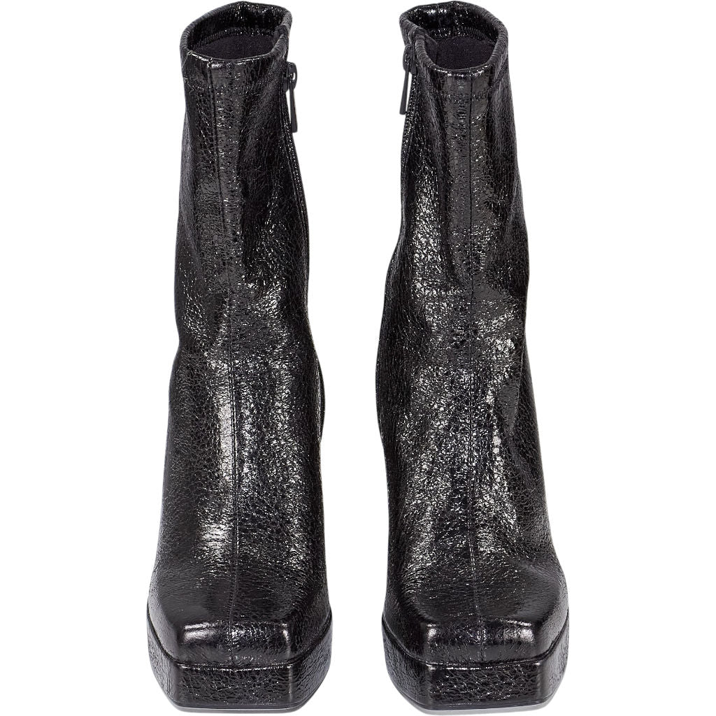 Pull & Bear Black Platform Boots
