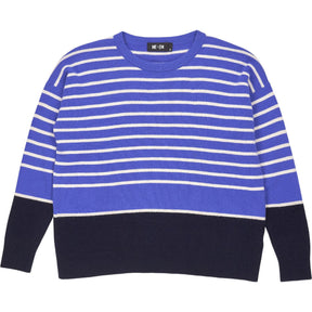 Me+Em Blue Striped Knit Jumper