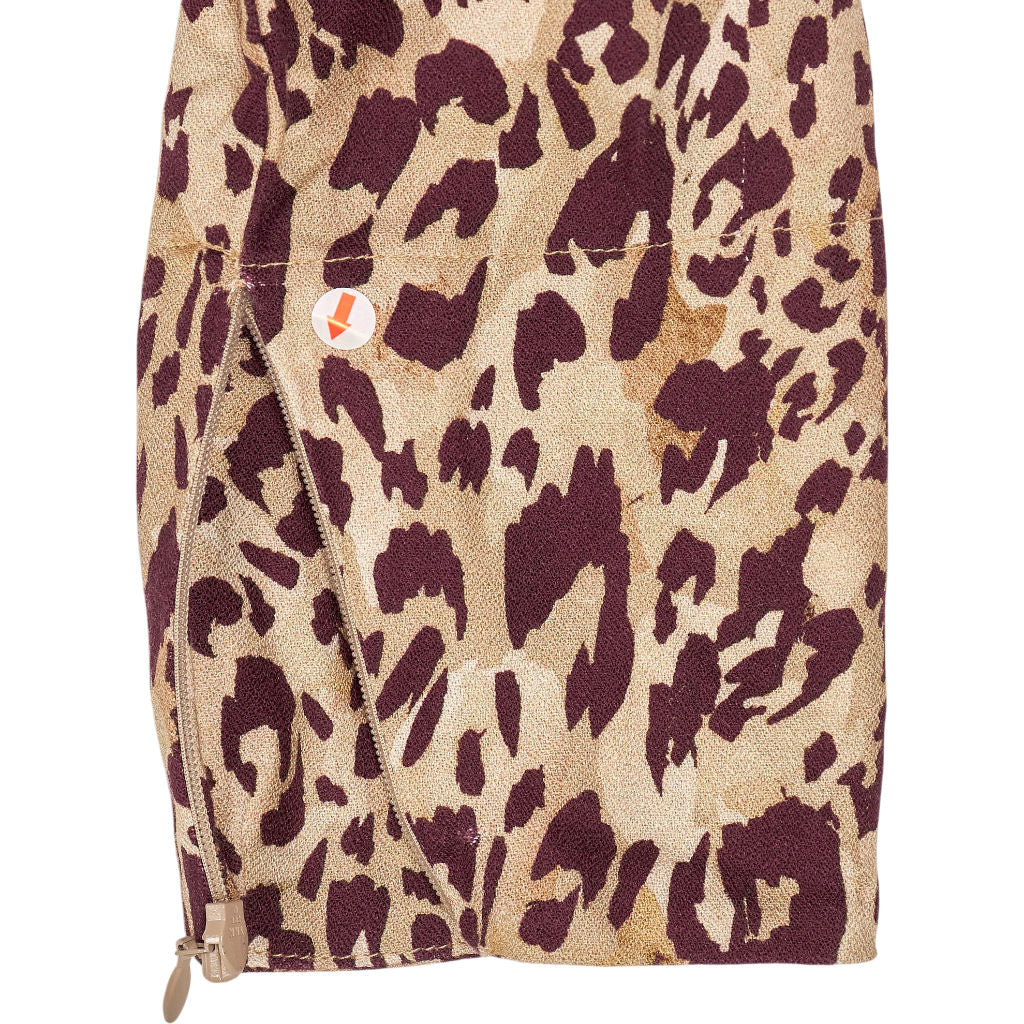 Baukjen Plum Leopard Leanne Midi Dress