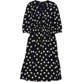 Baukjen Black Polka Dot Olesia Midi Dress