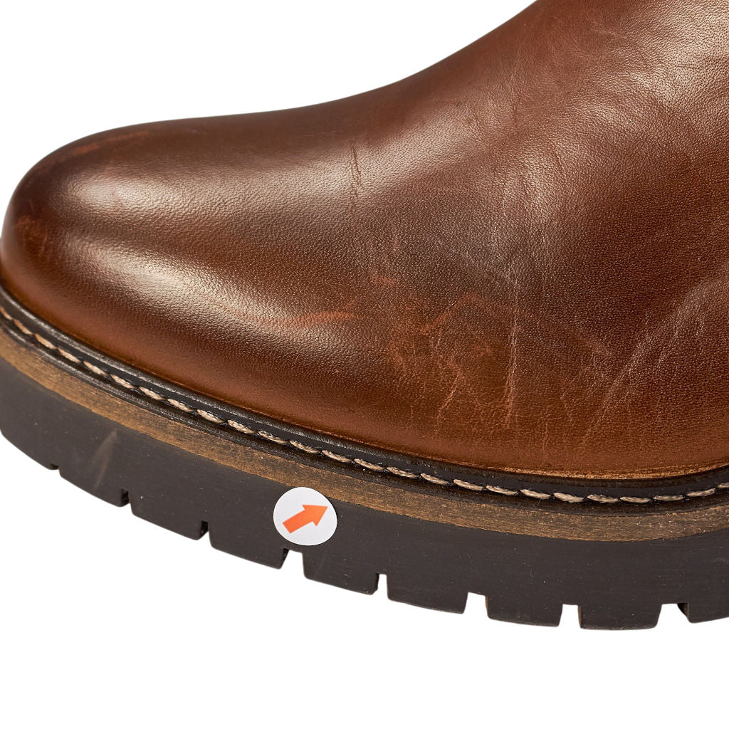 Barbour Brown Leather Ankle Boots