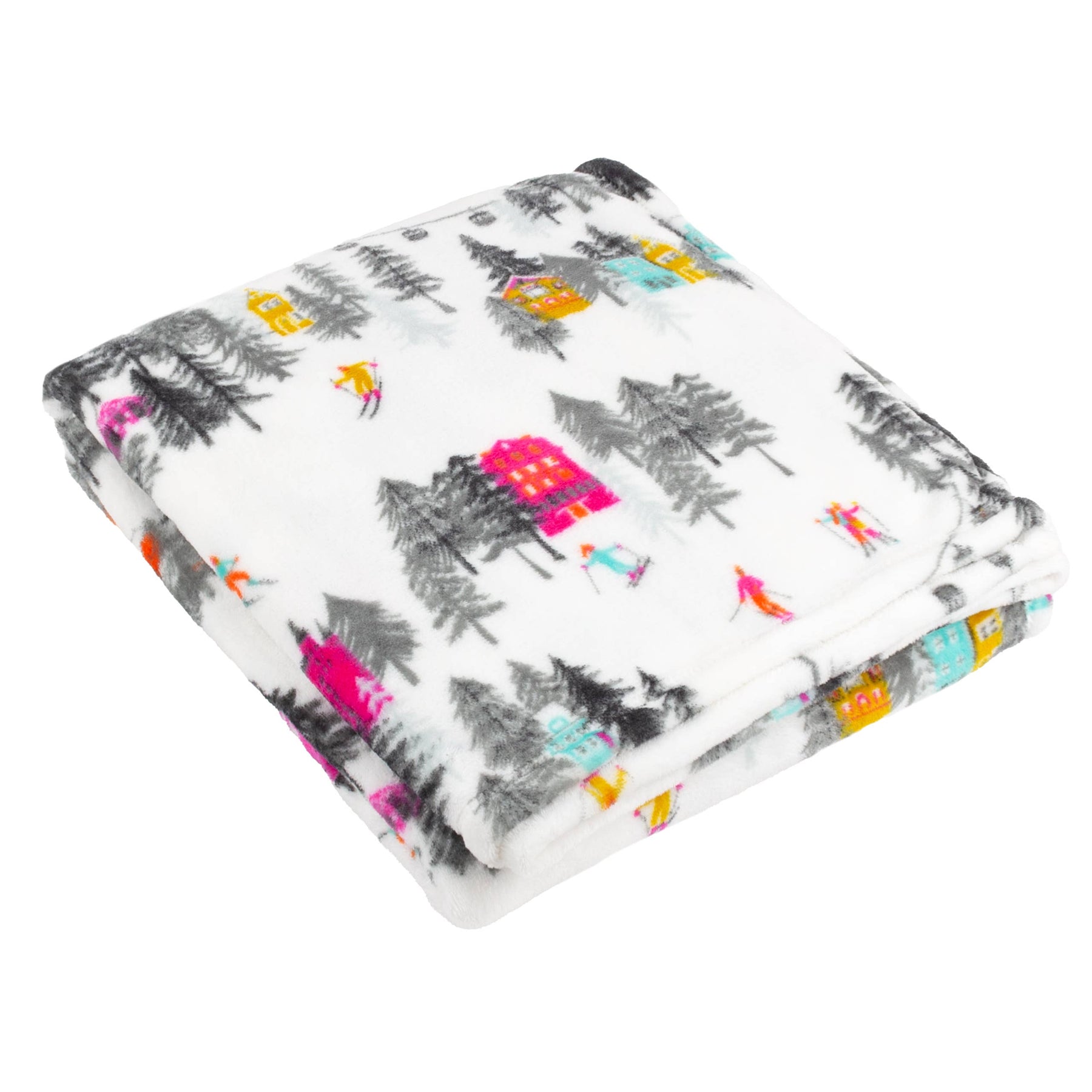 Aspen Fleece Throw Snow
