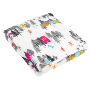 Aspen Fleece Throw Snow
