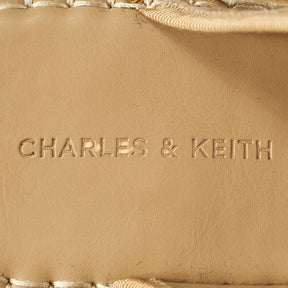 Charles & Keith Beige Suede Espadrille Sandals