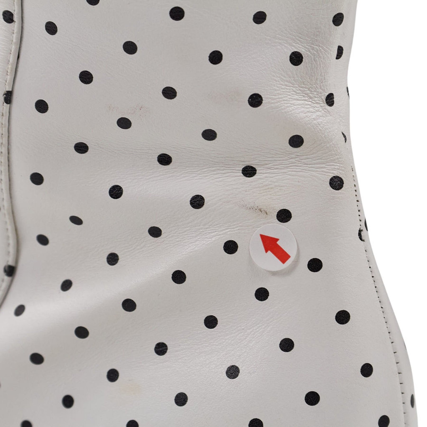 Mother of Pearl Polka Dot Knee-High Boots EU 40